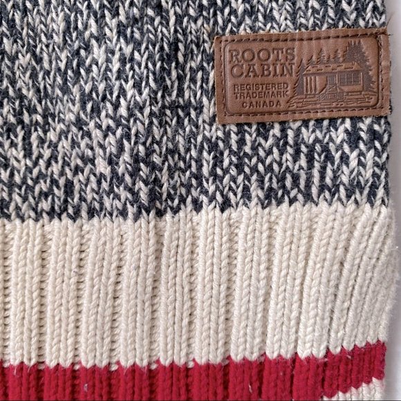 Roots women’s Cabin V Neck Sweater - size Small - Picture 6 of 9